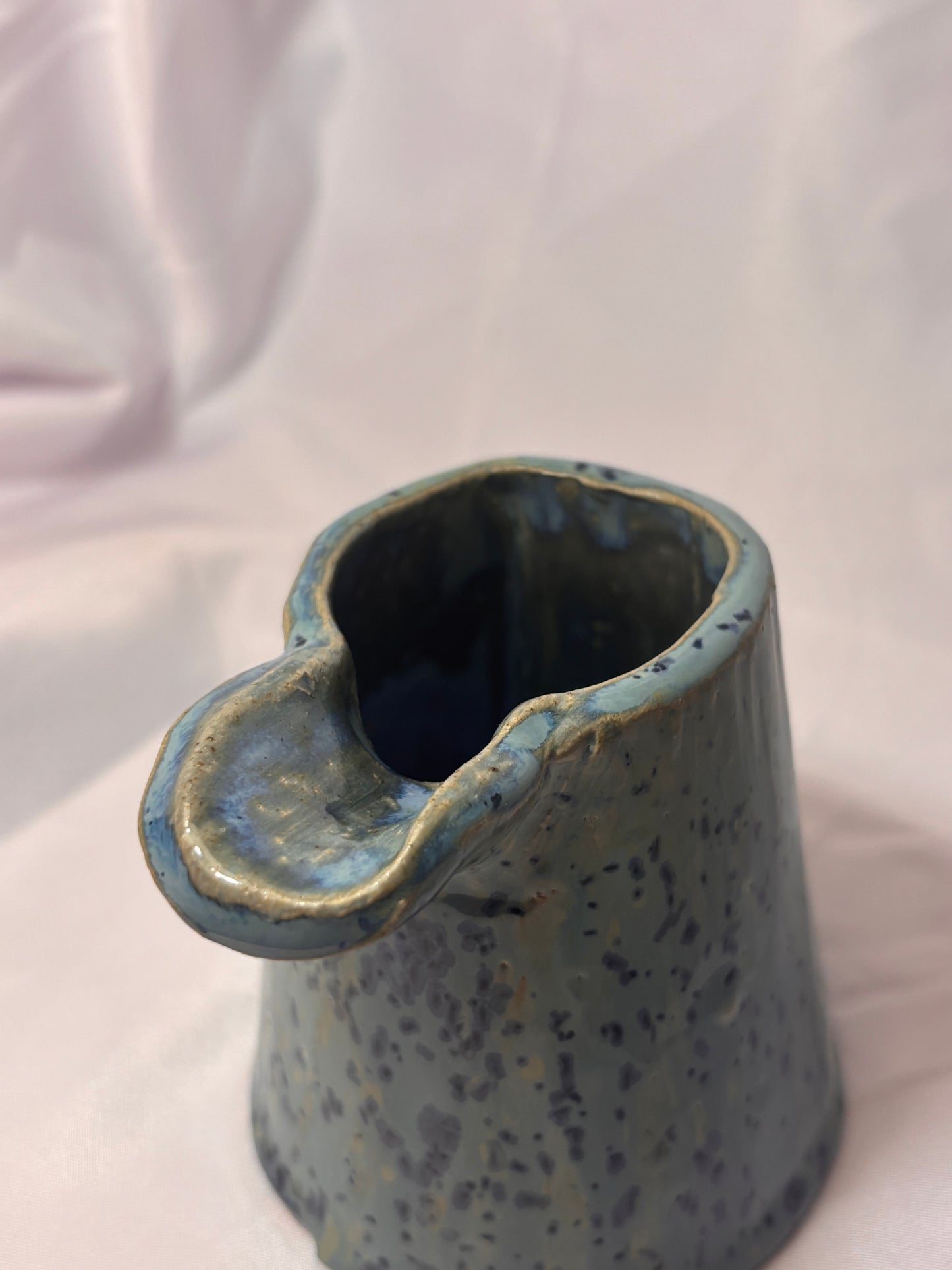 Mini Jug Pourer - Speckled Cerulean