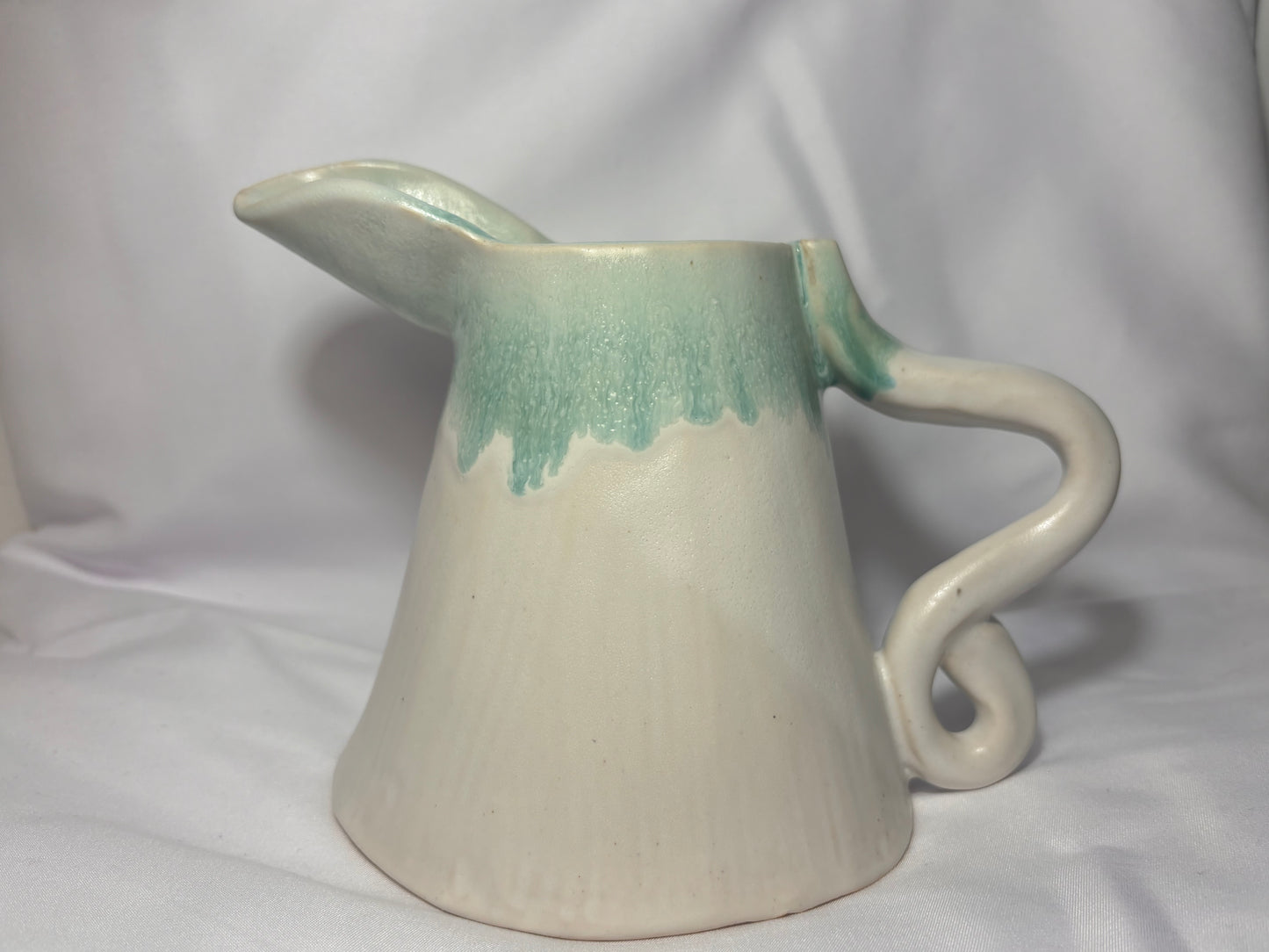 Drip Slab Jug - Turqouise