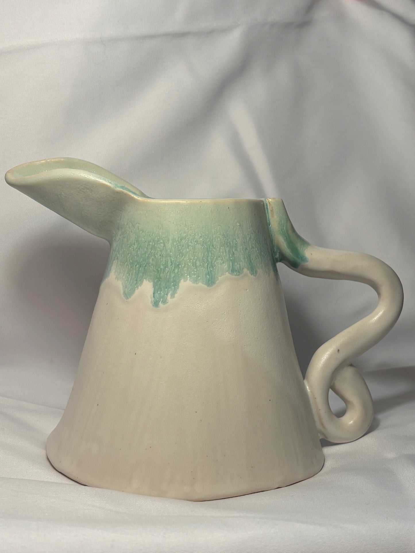 Drip Slab Jug - Turqouise